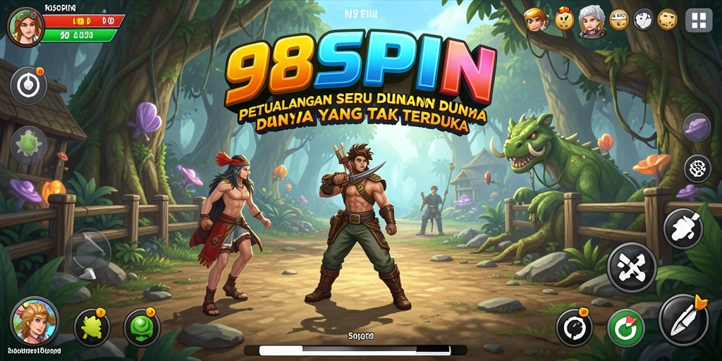 Tampilan gameplay seru dalam petualangan 98SPIN.