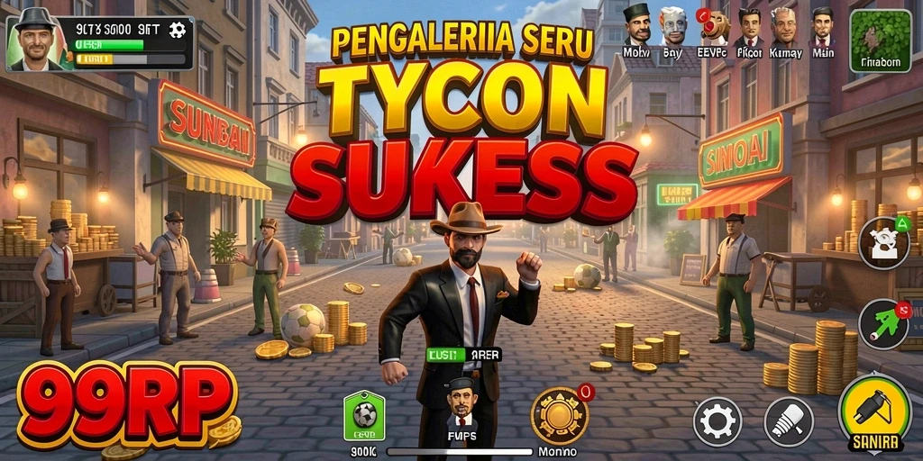 Screenshot gameplay 99RP yang menunjukkan proses membangun bisnis.