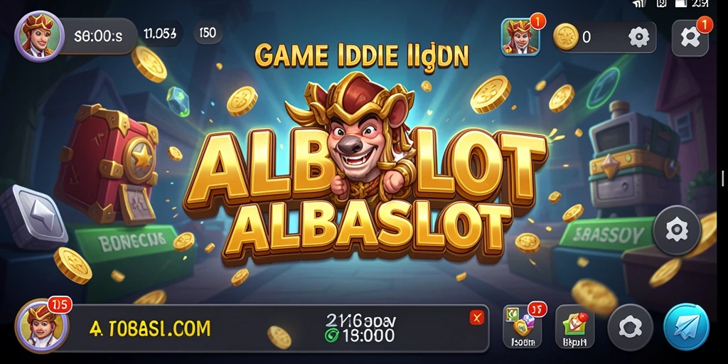 Tampilan menarik dari gameplay ALBASLOT yang santai.