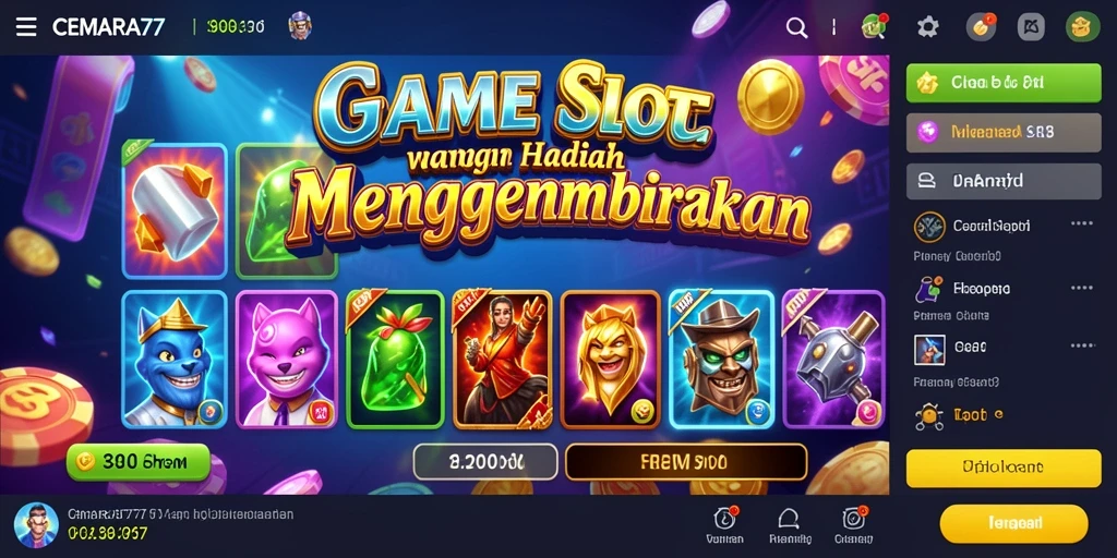 Tampilan gameplay Slot yang menarik di CEMARA77.