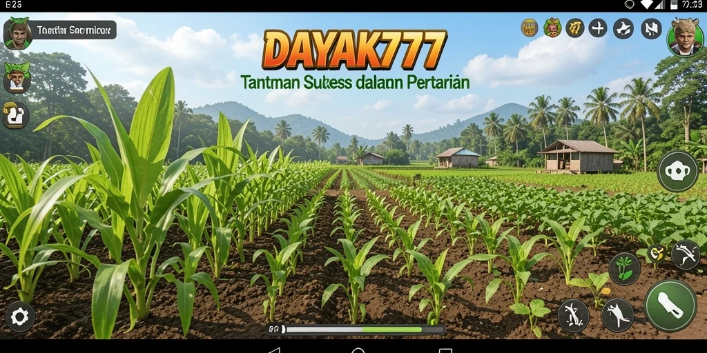 Tampilkan gameplay DAYAK777 yang menarik dalam bertani.