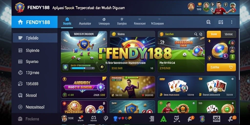 Screenshot FENDY188 menampilkan tampilan taruhan olahraga secara langsung.