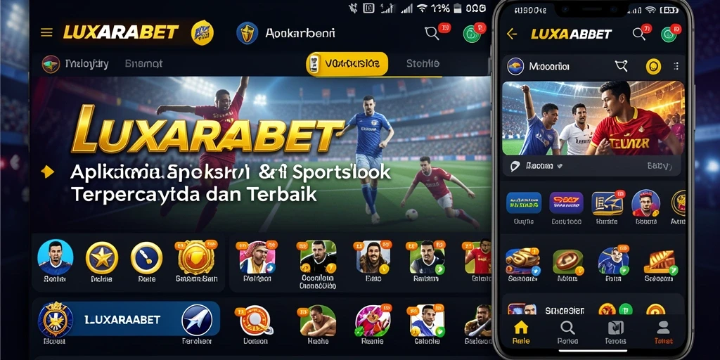 Tangkapan layar LUXARABET menampilkan interface taruhan olahraga yang menarik dan intuitif.