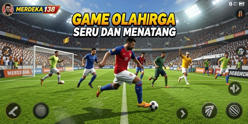 Tampilan gameplay seru dari MERDEKA138 dalam pertandingan olahraga.