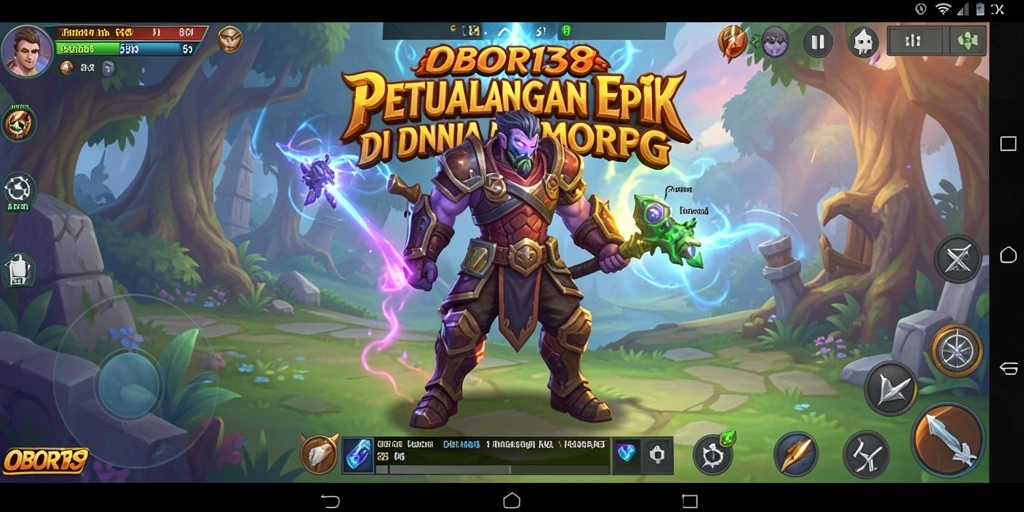 Tampilan gameplay seru dari OBOR138 dalam dunia MMORPG yang menakjubkan.