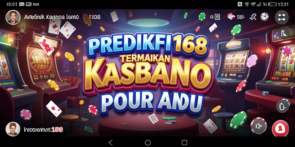 Tangkapan layar utama PREDIKSI168 menampilkan gameplay kasino yang seru.