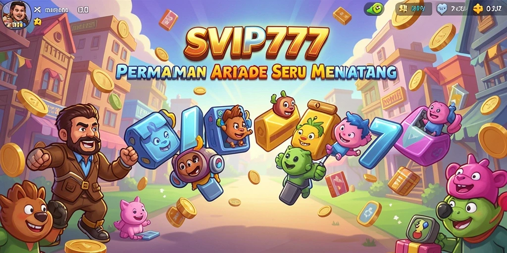 Screenshot utama SVIP777 menampilkan gameplay arcade yang seru dan mengasyikkan.