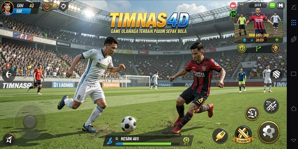 Tampilan gameplay TIMNAS4D yang menegangkan dan penuh aksi.